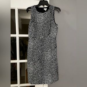 J. Crew Navy and White Dress, Size 8. NWT.